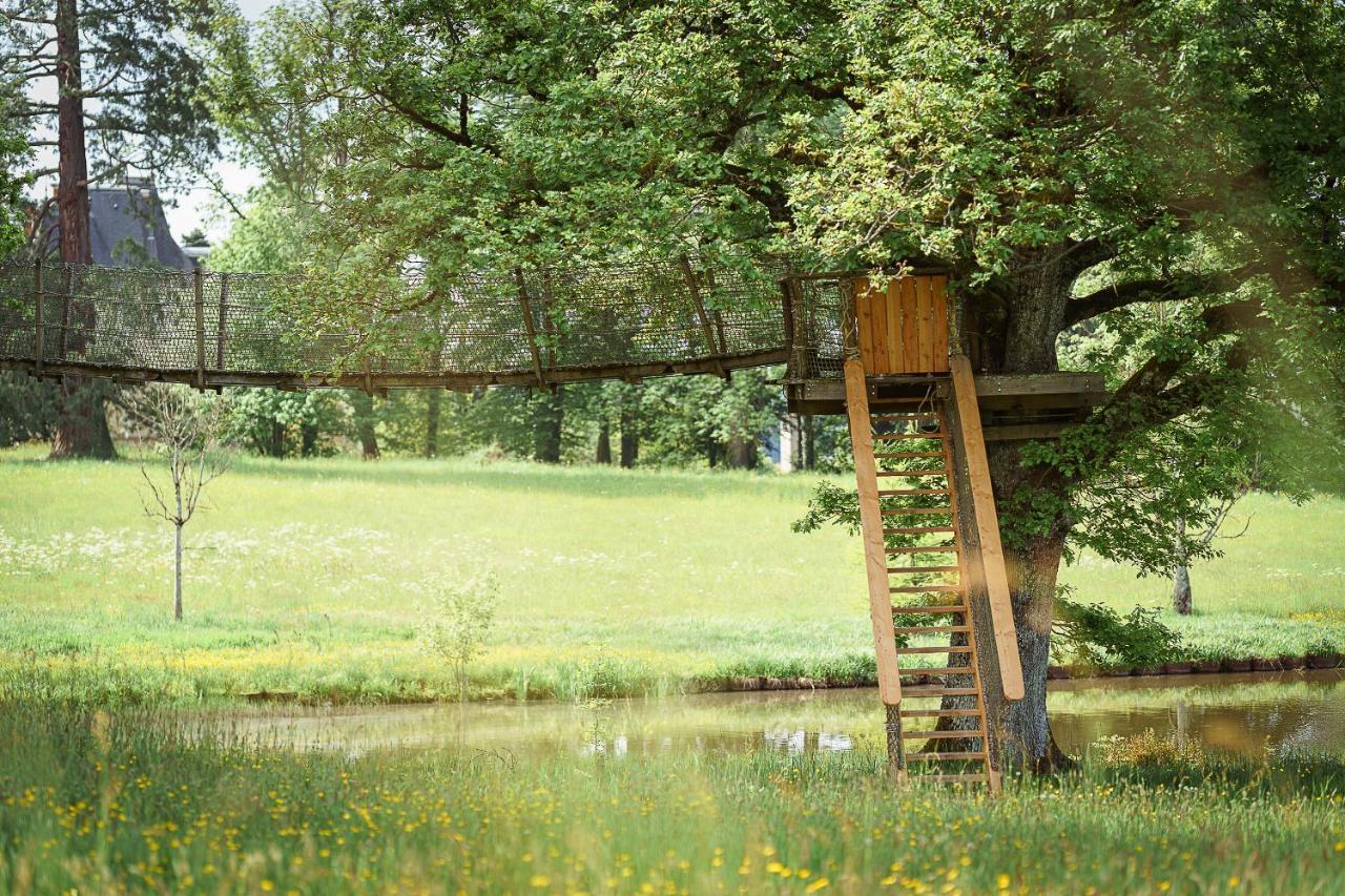 Cabane Perchee Dans Les Arbres Saint-Hilaire-en-Morvan Εξωτερικό φωτογραφία