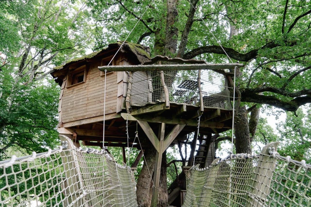 Cabane Perchee Dans Les Arbres Saint-Hilaire-en-Morvan Εξωτερικό φωτογραφία