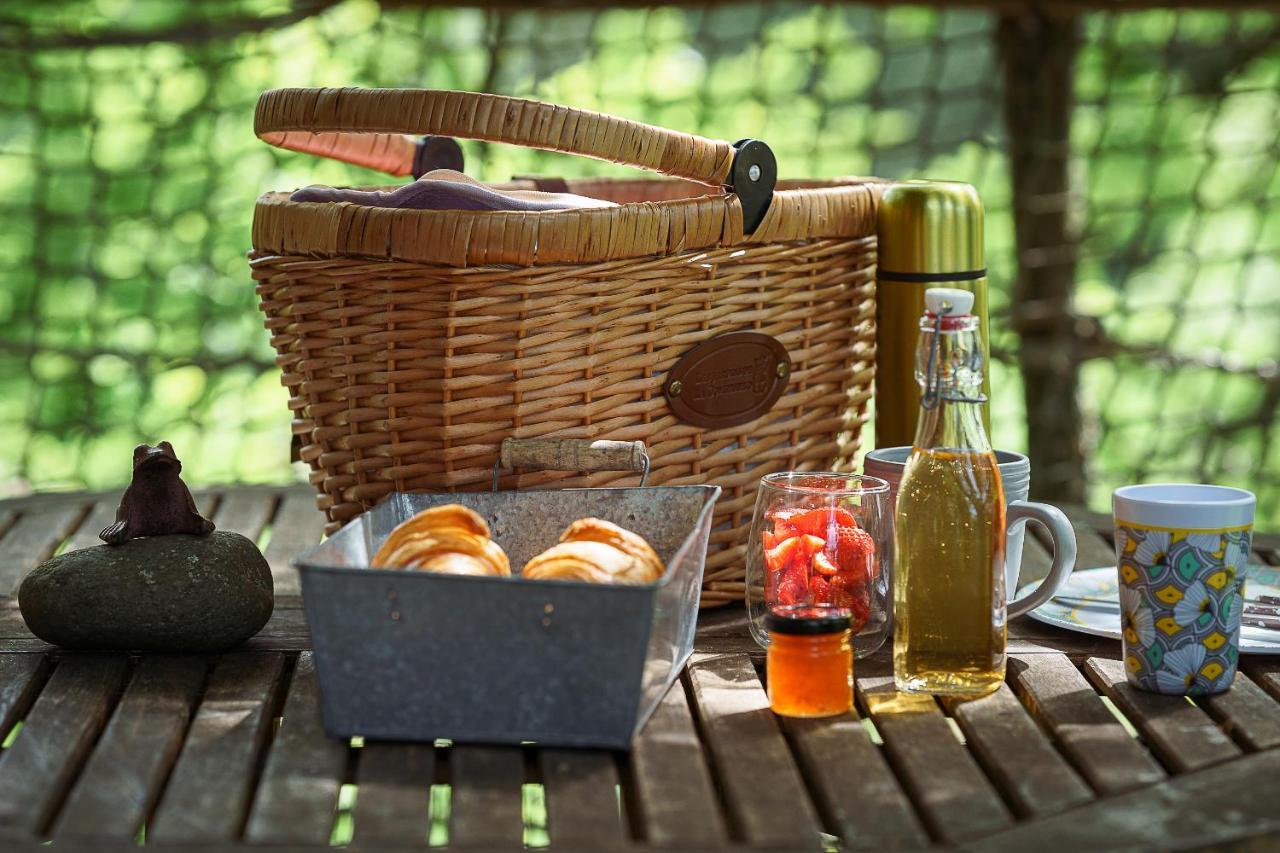 Cabane Perchee Dans Les Arbres Saint-Hilaire-en-Morvan Εξωτερικό φωτογραφία